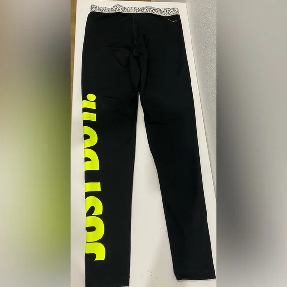 Nike Pro Hyperwarm Tights Mezzo Waistband Compression Black/Volt Women |Size S - Picture 6 of 10